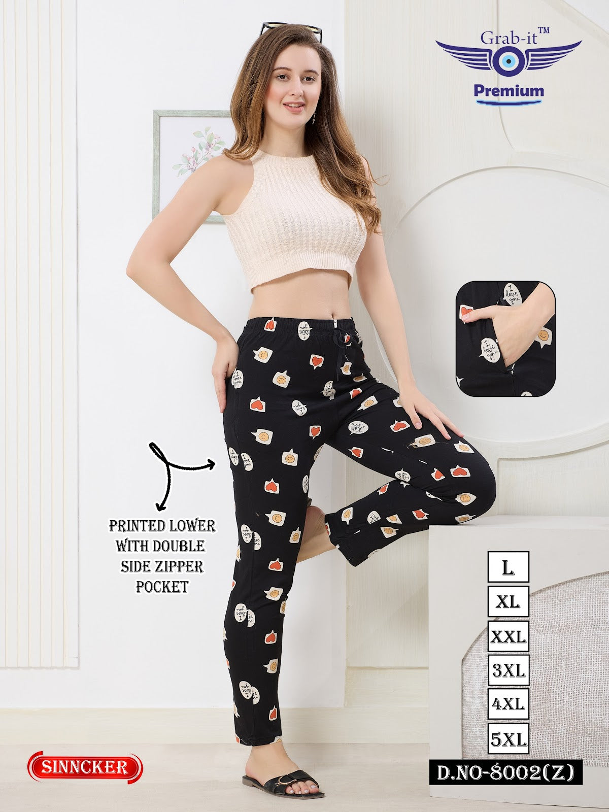 Vol 8002 Z Grab It Sinker Women Night Lower Supplier Ahmedabad