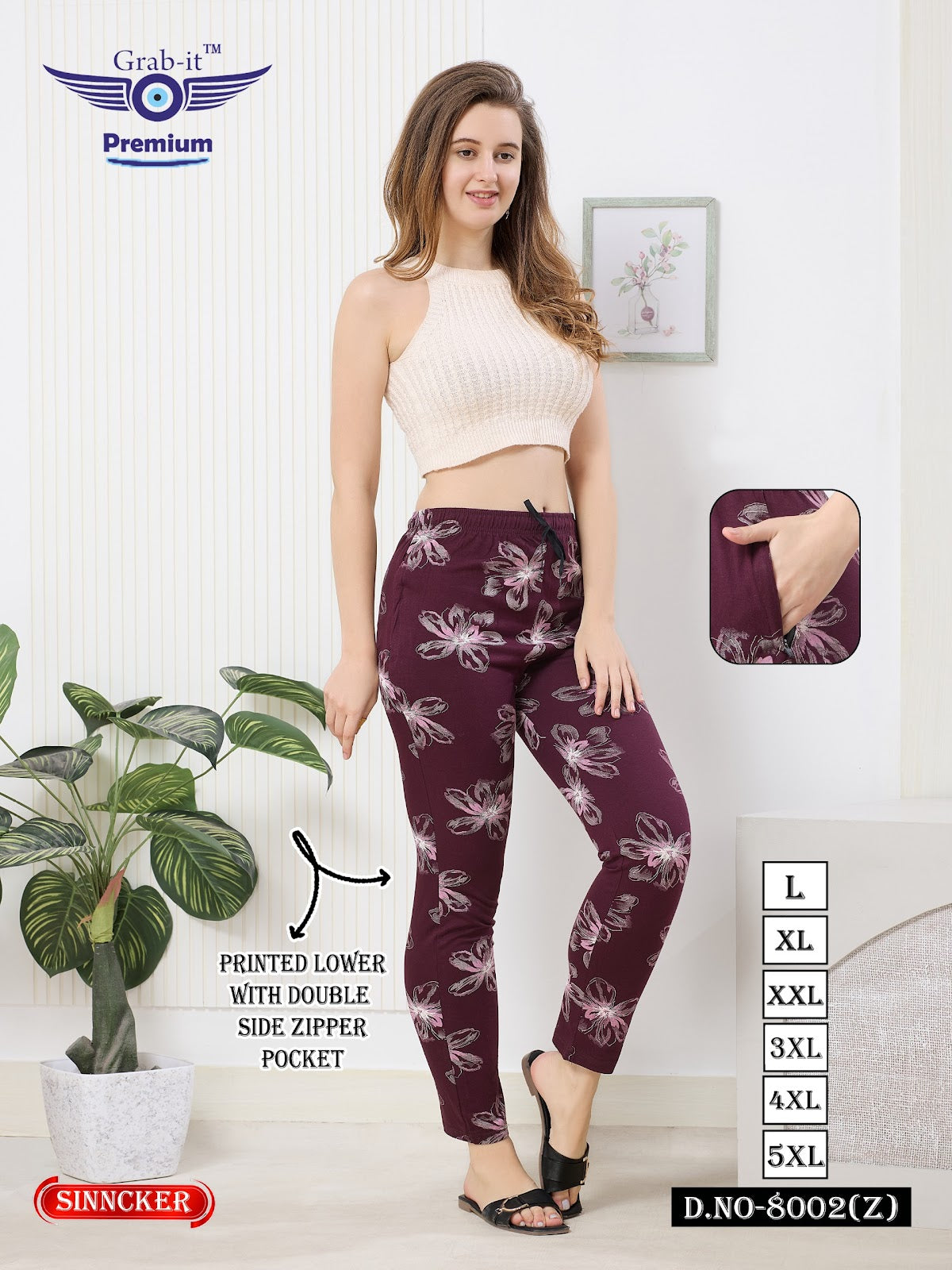 Vol 8002 Z Grab It Sinker Women Night Lower Supplier Ahmedabad