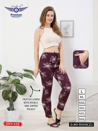 Vol 8002 Z Grab It Sinker Women Night Lower Supplier Ahmedabad