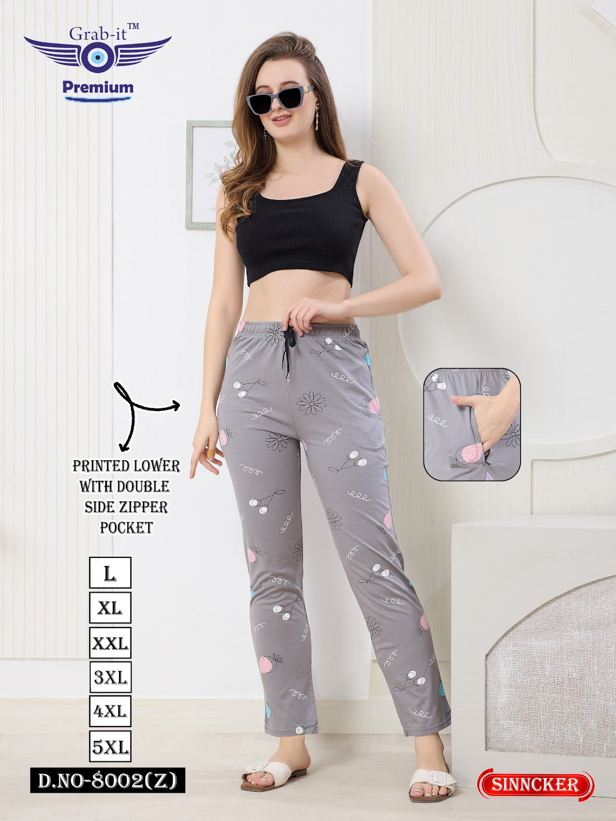 Vol 8002 Z Grab It Sinker Women Night Lower Supplier Ahmedabad