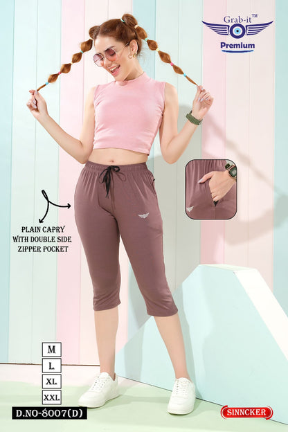 Vol 8007 D Grab It Sinker Womens Capri Wholesaler Gujarat