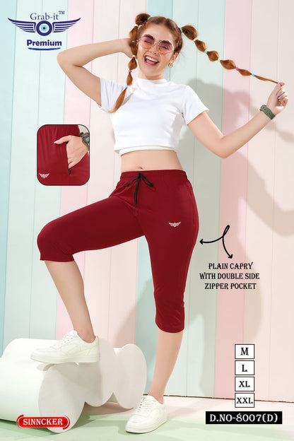 Vol 8007 D Grab It Sinker Womens Capri Wholesaler Gujarat