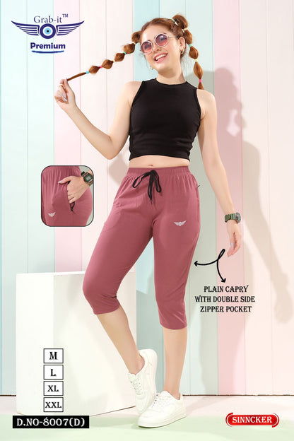 Vol 8007 D Grab It Sinker Womens Capri Wholesaler Gujarat