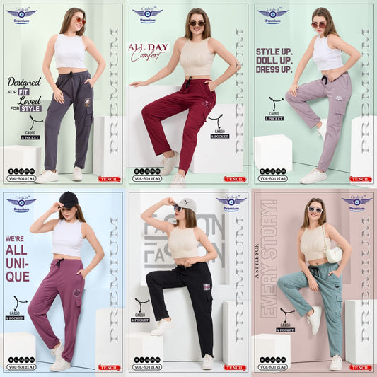 Vol 8012 A Grab It Tencil Women Cargo Pants Supplier Ahmedabad