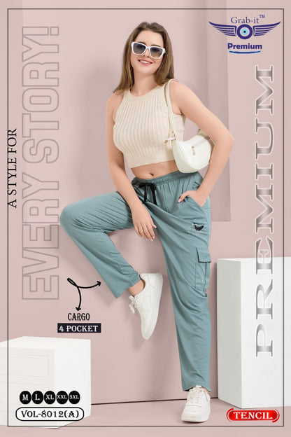Vol 8012 A Grab It Tencil Women Cargo Pants Supplier Ahmedabad