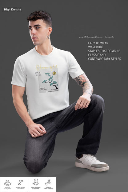 Vol 807 To 814 Sticker Style High Density Lycra Mens Tshirts Wholesale