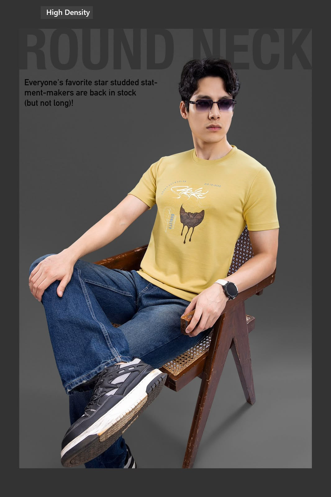 Vol 807 To 814 Sticker Style High Density Lycra Mens Tshirts Wholesale