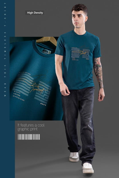 Vol 807 To 814 Sticker Style High Density Lycra Mens Tshirts Wholesale