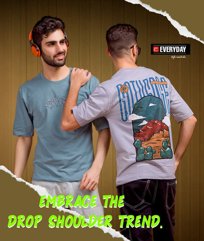 Vol 827 Oversize Everyday Cotton Looper Mens Tshirts Wholesale