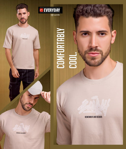 Vol 827 Oversize Everyday Cotton Looper Mens Tshirts Wholesale