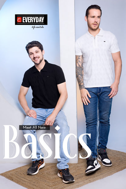 Vol 847 Everyday Jacquard Mens Tshirts Exporter Gujarat