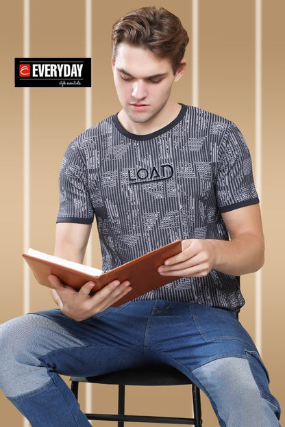 Vol 885 Everyday Jacquard Knit Mens Tshirts Wholesale Price