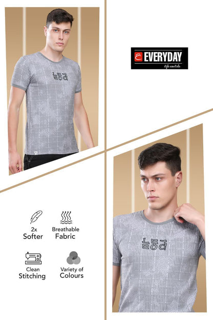 Vol 885 Everyday Jacquard Knit Mens Tshirts Wholesale Price