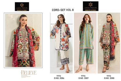 Vol 8 Aaliz Prints Lawn Co Ord Set Exporter Gujarat