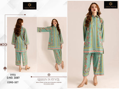 Vol 8 Aaliz Prints Lawn Co Ord Set Exporter Gujarat