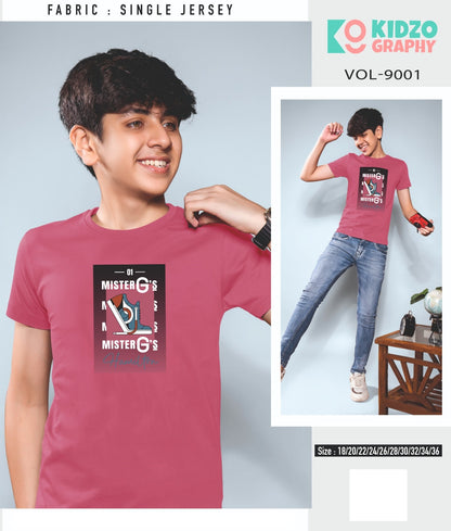 Vol 9001 Kidzo Graphy Boys Tshirt Manufacturer Ahmedabad