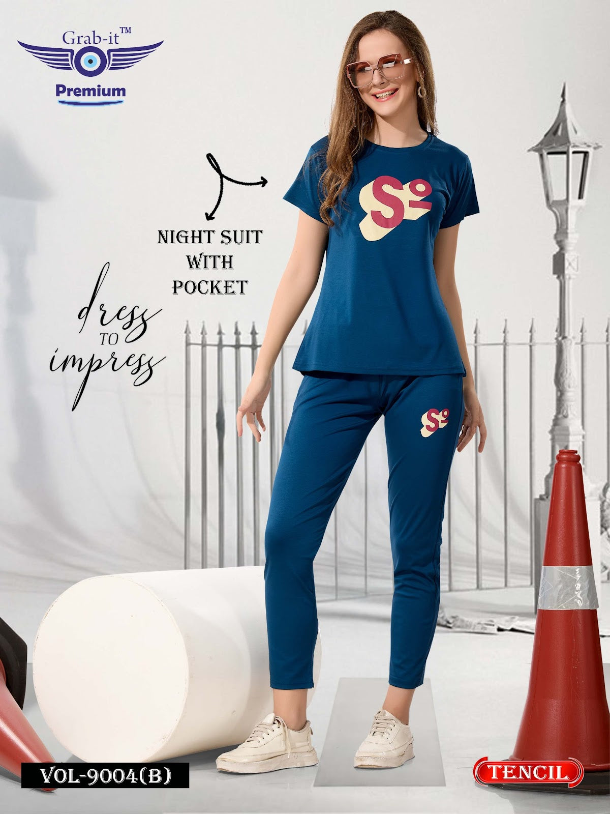 Vol 9004 B Grab It Tencil Pyjama Night Suits Manufacturer Gujarat