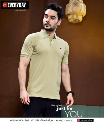 Vol 905 Everyday Tencil Lycra Mens Tshirts Wholesaler Gujarat
