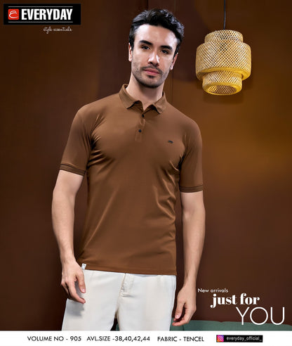 Vol 905 Everyday Tencil Lycra Mens Tshirts Wholesaler Gujarat