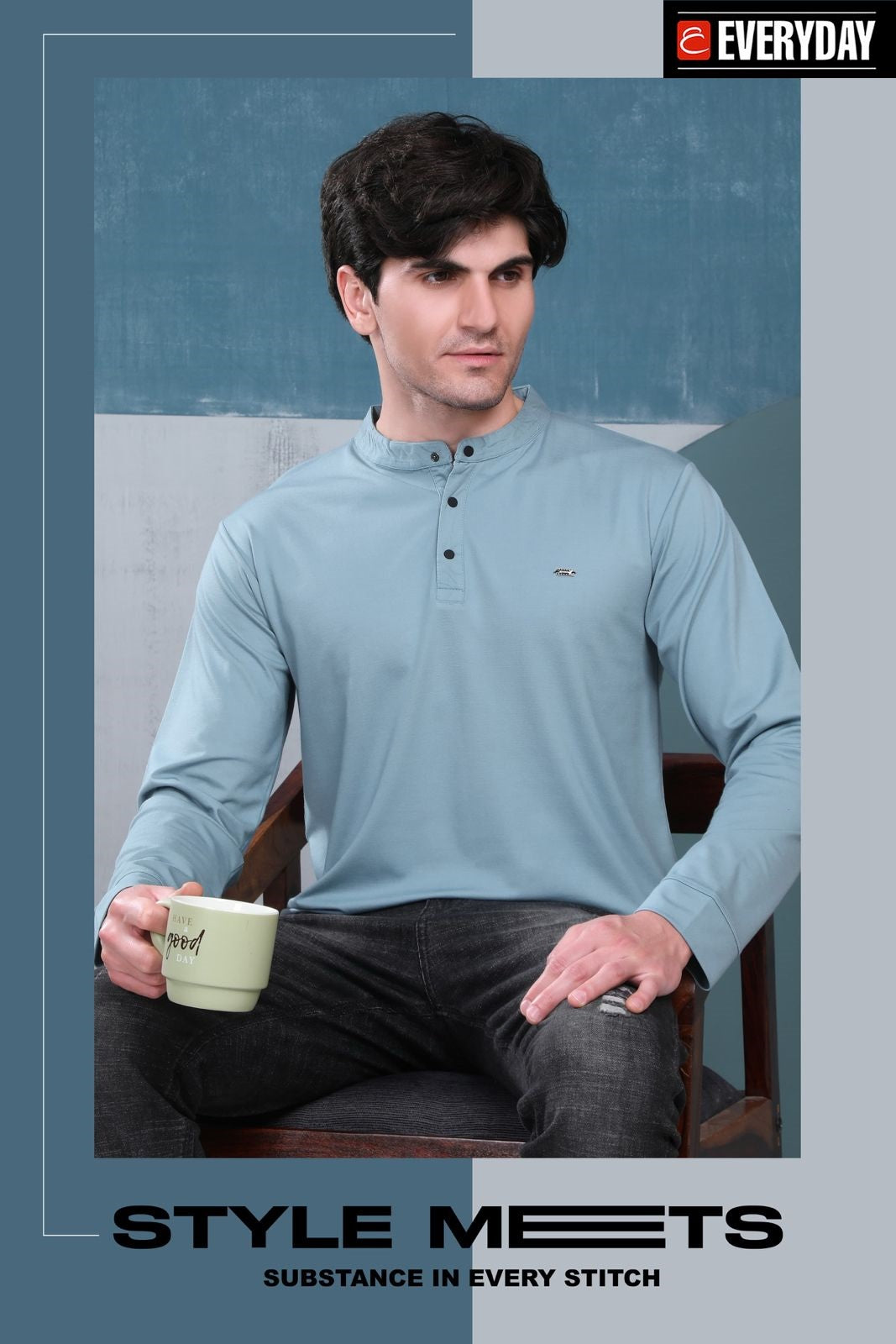 Vol 938 Everyday Tencil Lycra Mens Tshirts Supplier