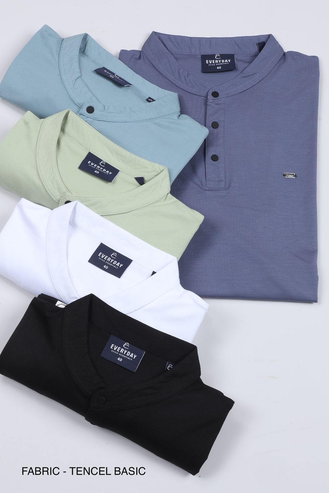 Vol 938 Everyday Tencil Lycra Mens Tshirts Supplier
