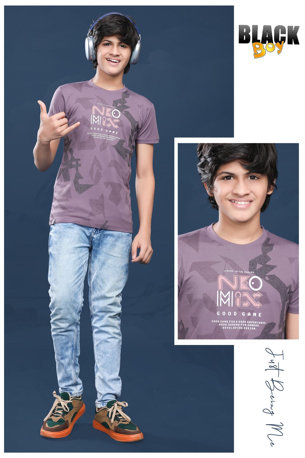 Vol 941 Black Tencil Lycra Boys Tshirt Wholesaler Ahmedabad
