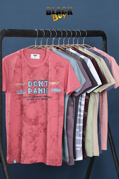 Vol 941 Black Tencil Lycra Boys Tshirt Wholesaler Ahmedabad