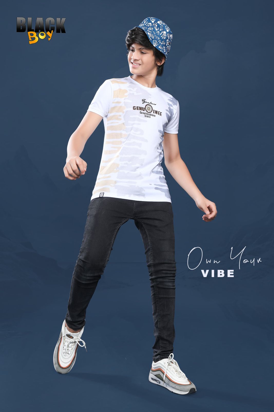 Vol 941 Black Tencil Lycra Boys Tshirt Wholesaler Ahmedabad