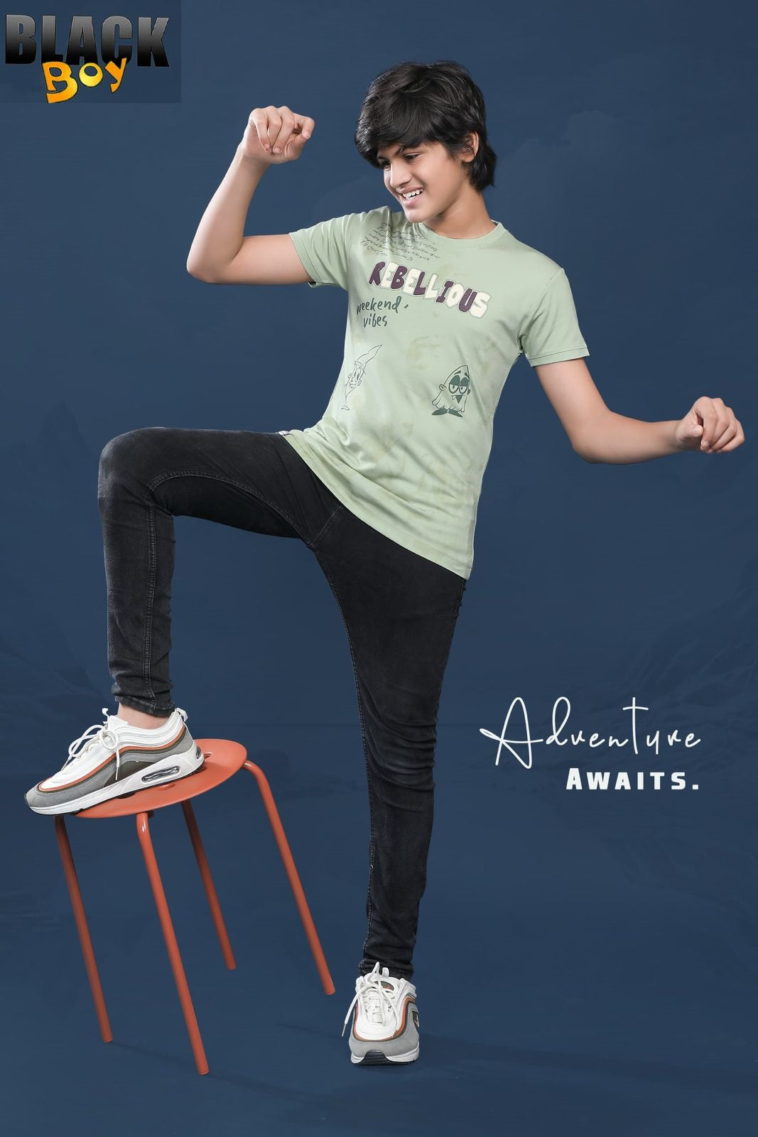 Vol 941 Black Tencil Lycra Boys Tshirt Wholesaler Ahmedabad