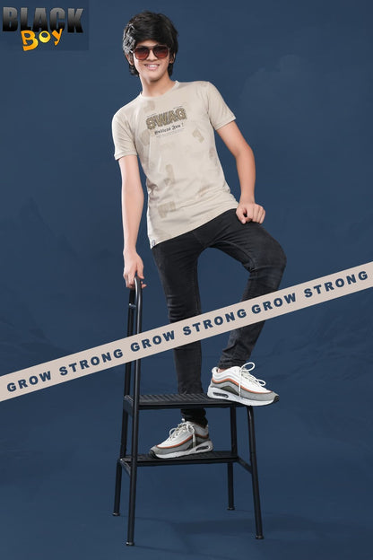 Vol 941 Black Tencil Lycra Boys Tshirt Wholesaler Ahmedabad