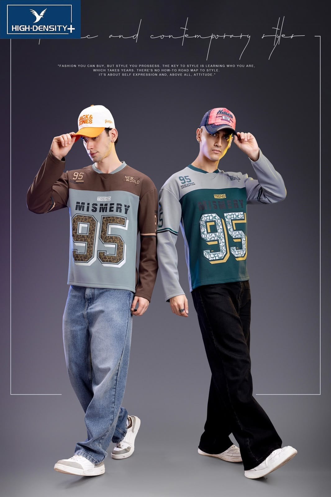 Vol 949 To 954 Full Sleeves High Density Lycra Mens Tshirts Manufacturer Gujarat