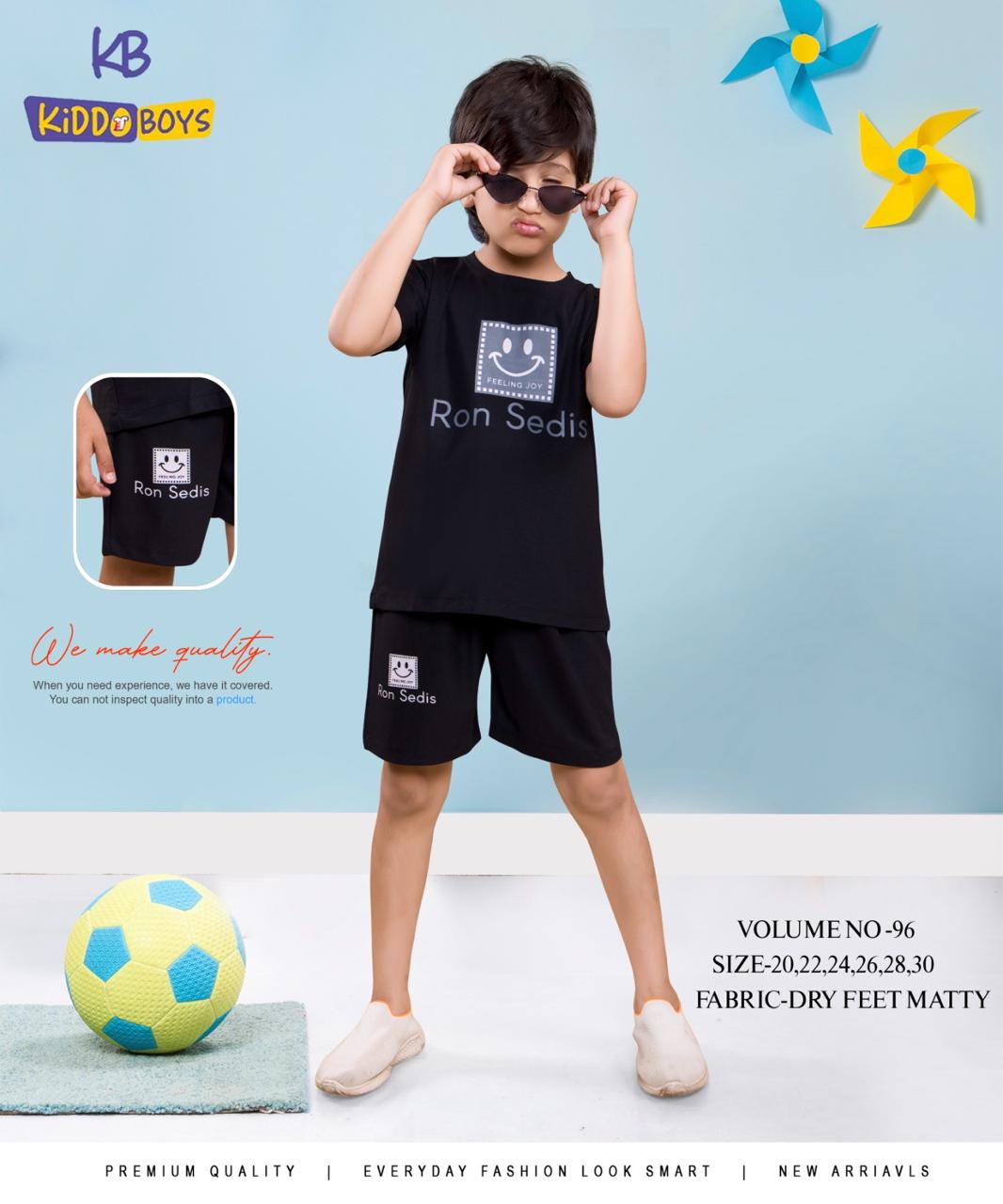 Vol 96 Kiddo Dry Fit Boys Shorts Set Exporter Gujarat