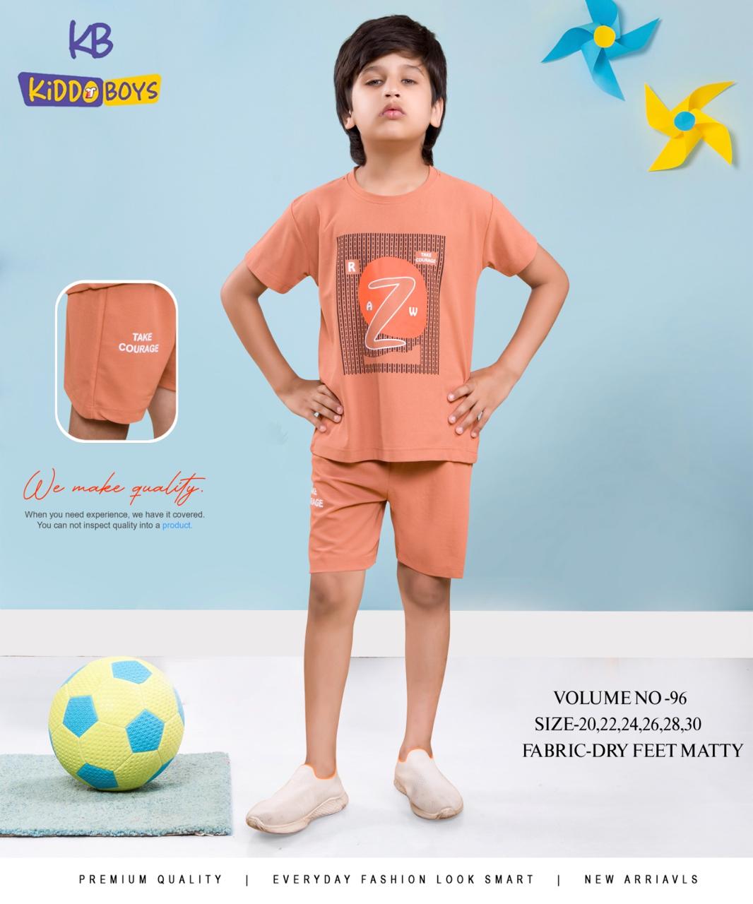 Vol 96 Kiddo Dry Fit Boys Shorts Set Exporter Gujarat