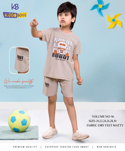 Vol 96 Kiddo Dry Fit Boys Shorts Set Exporter Gujarat