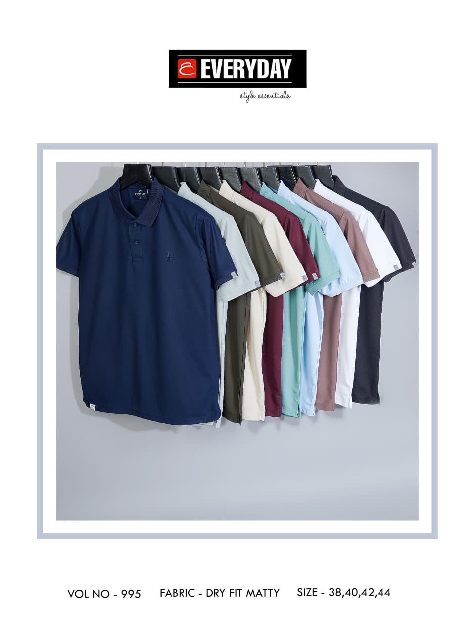 Vol 995 Everyday Dry Fit Mens Tshirts Manufacturer