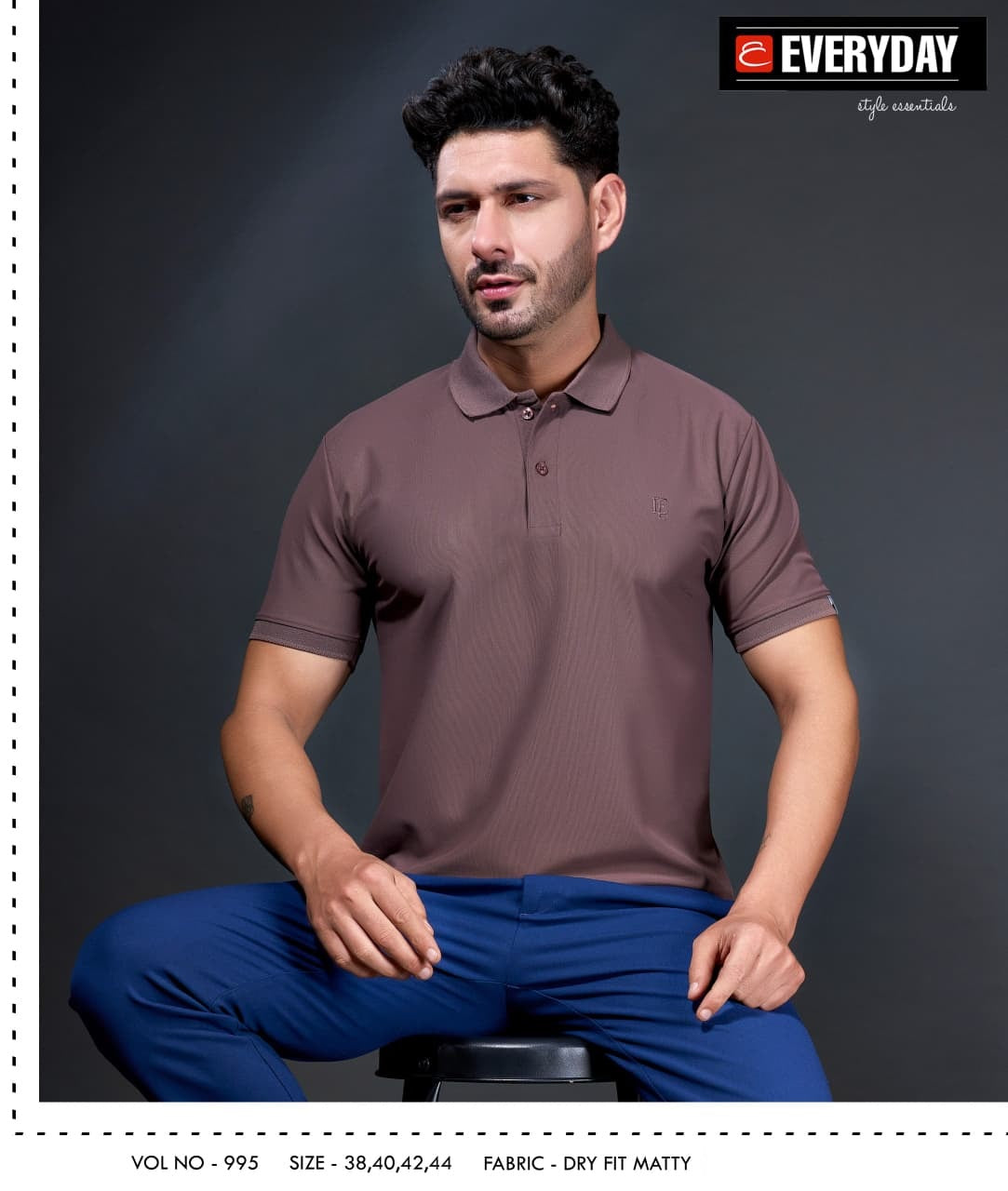 Vol 995 Everyday Dry Fit Mens Tshirts Manufacturer