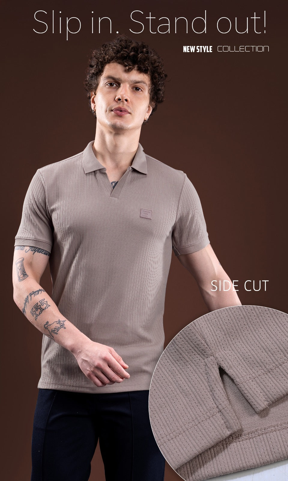 Vol Jh 149 Crocktees Interlock Mens Tshirts Exporter India