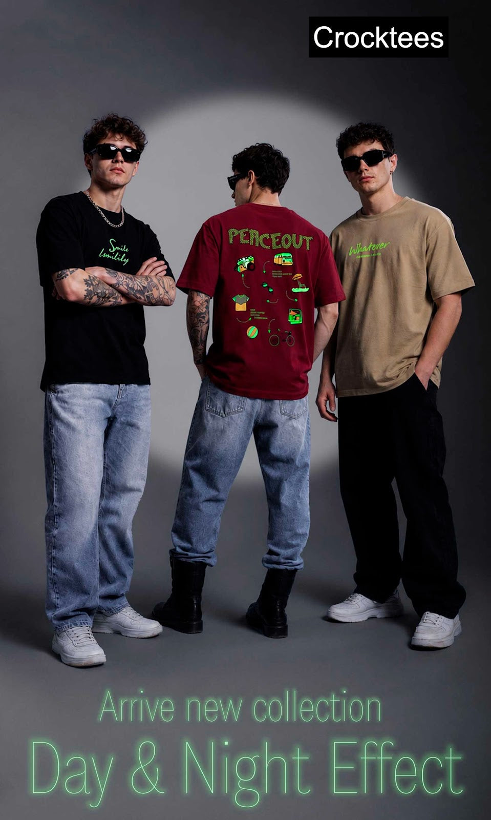 Vol Jh 388 Down Shoulder Crocktees Cotton Looper Mens Tshirts Wholesaler