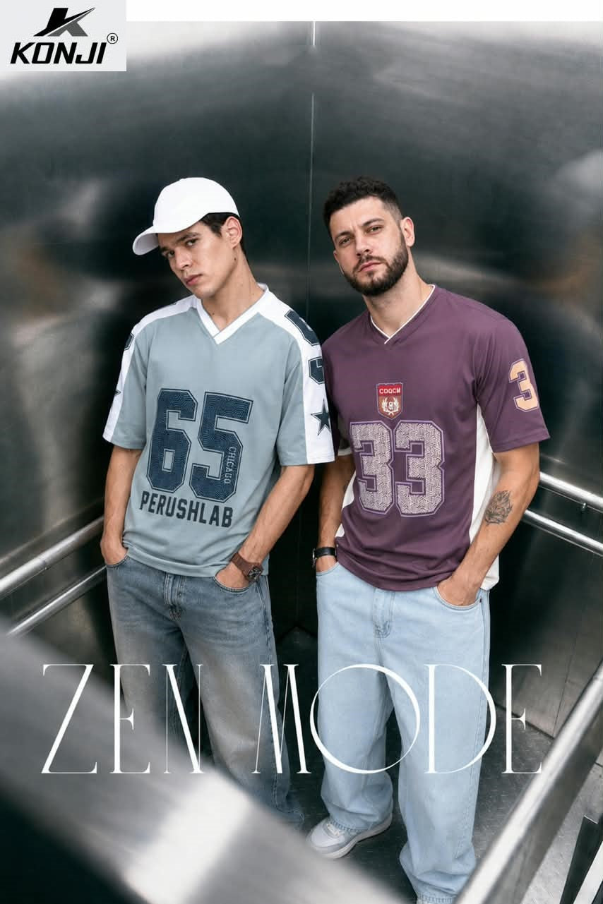 Vol Mk 546 Oversized Konji Fake Cotton Mens Tshirts Wholesaler India