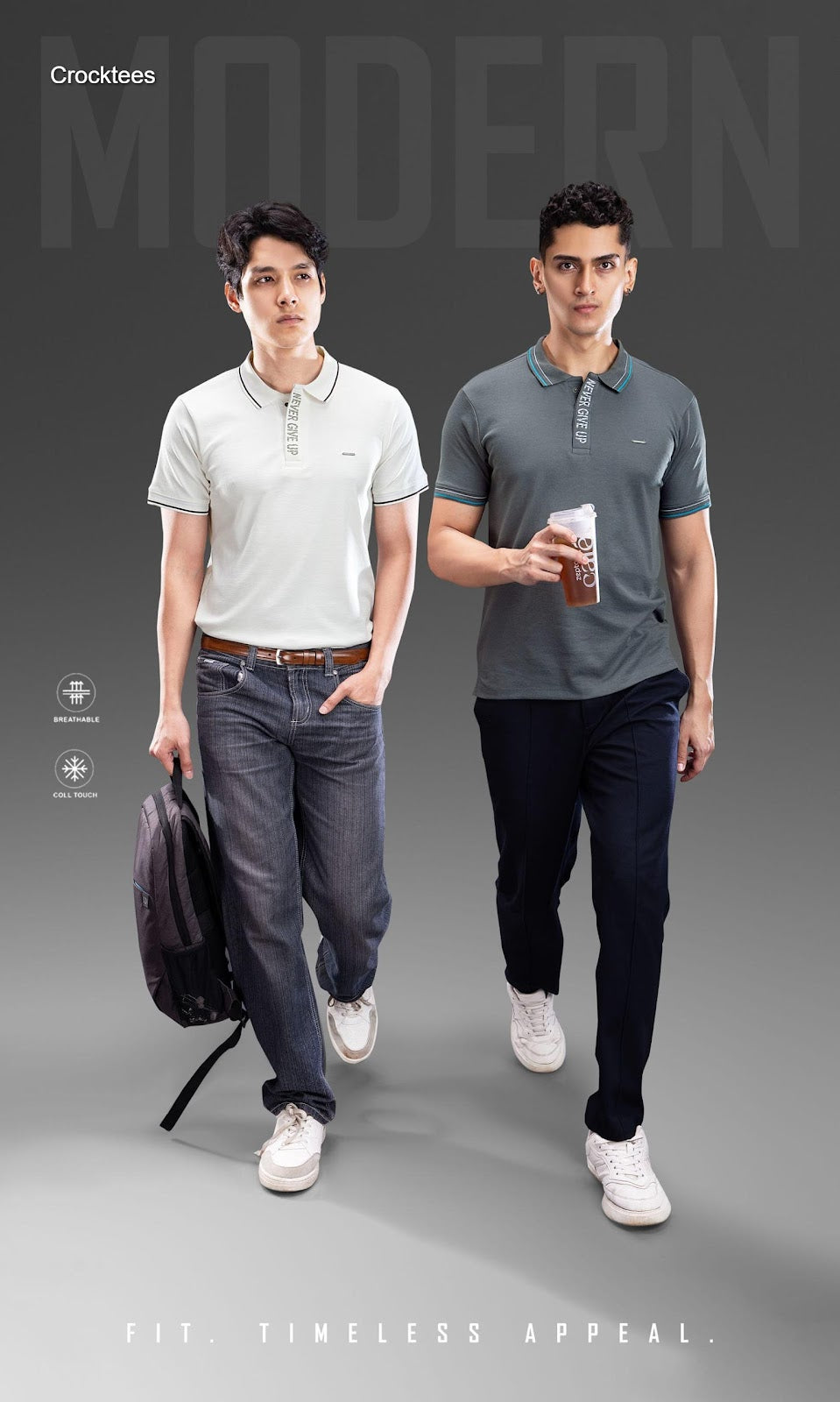 Vol Mti 2211 Crocktees Interlock Mens Tshirts Exporter Ahmedabad