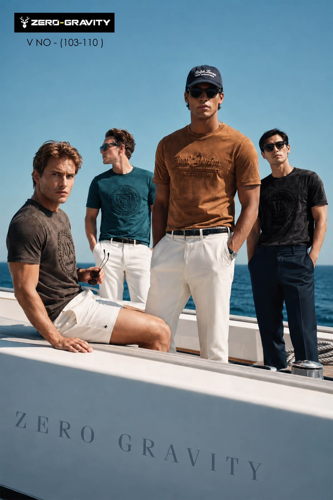 Vol No 103 To 110 Zero Gravity Tencil Lycra Mens Tshirts Exporter India