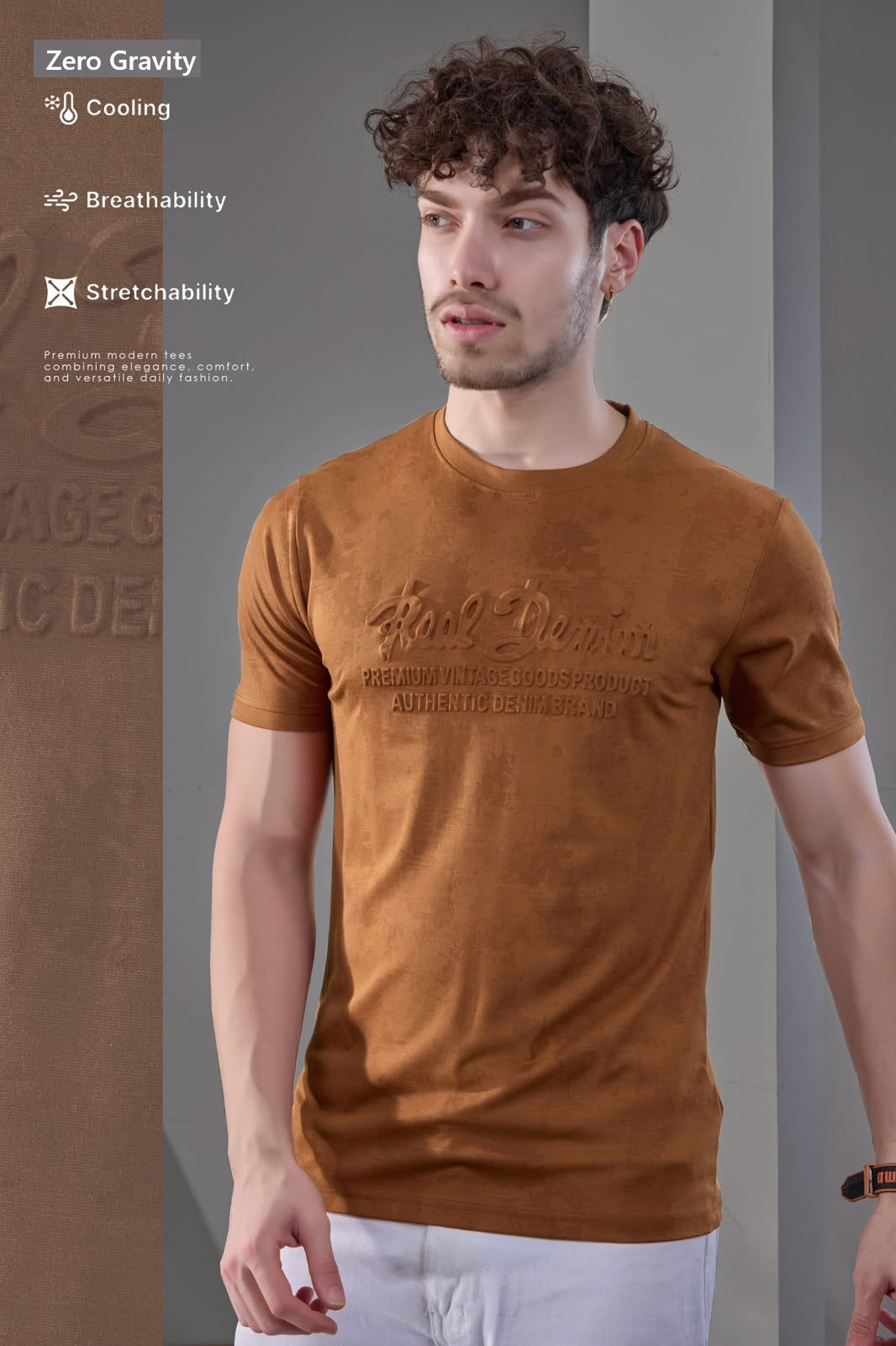 Vol No 103 To 110 Zero Gravity Tencil Lycra Mens Tshirts Exporter India