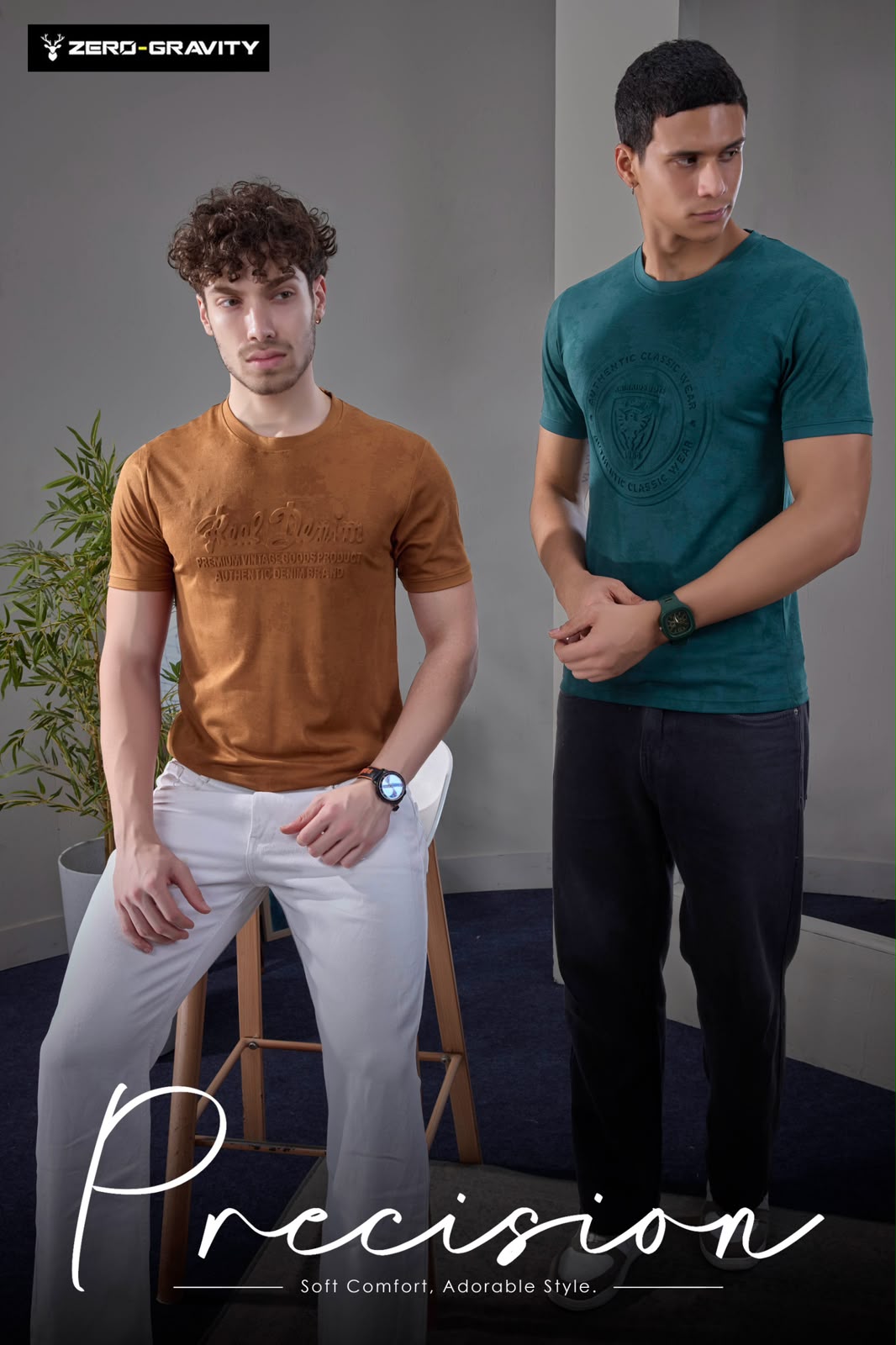 Vol No 103 To 110 Zero Gravity Tencil Lycra Mens Tshirts Exporter India