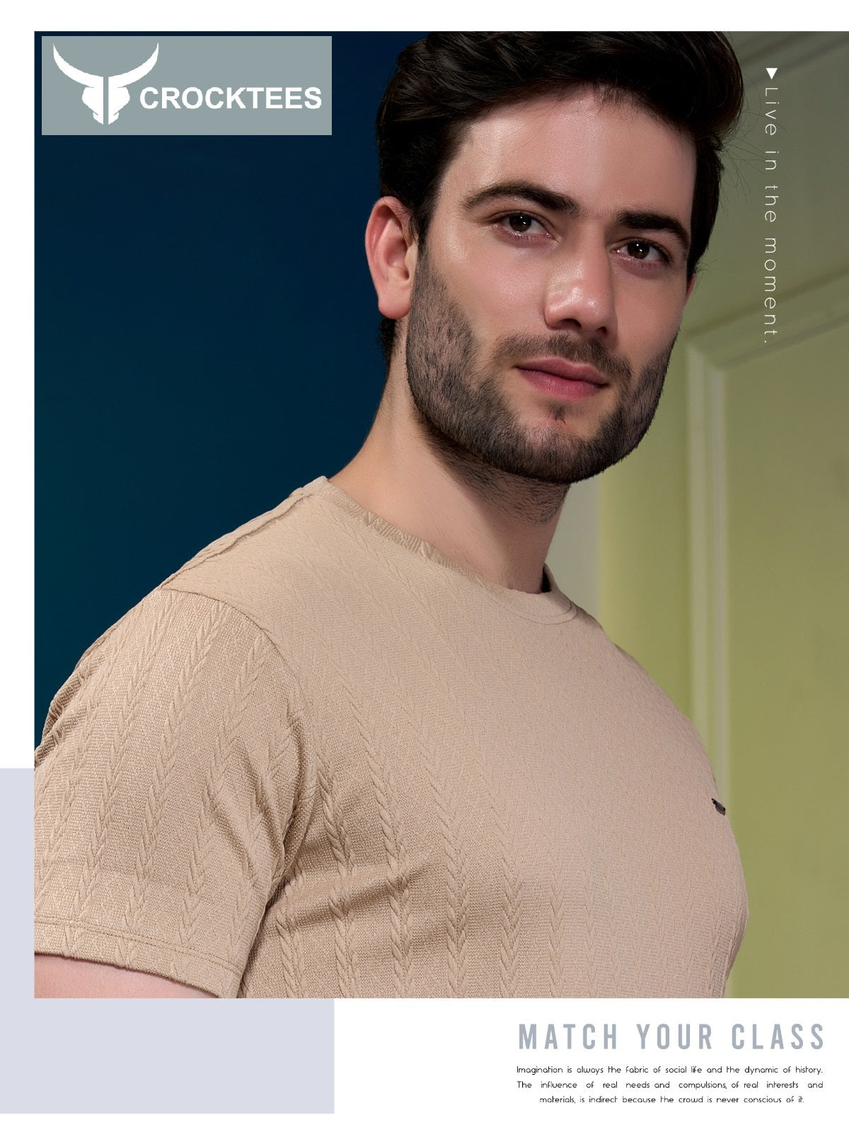 Vol No 116 Crocktees Jacquard Mens Tshirts Wholesaler Gujarat