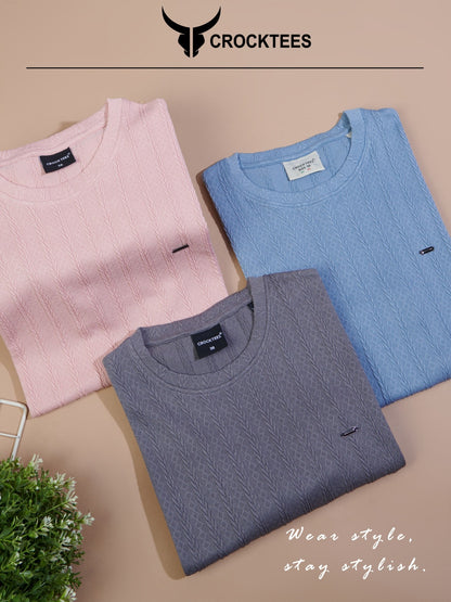 Vol No 116 Crocktees Jacquard Mens Tshirts Wholesaler Gujarat