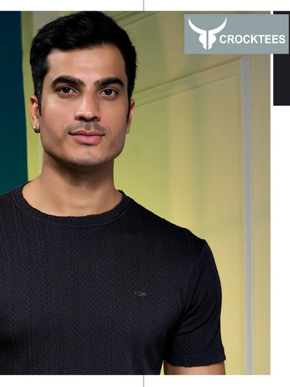 Vol No 116 Crocktees Jacquard Mens Tshirts Wholesaler Gujarat