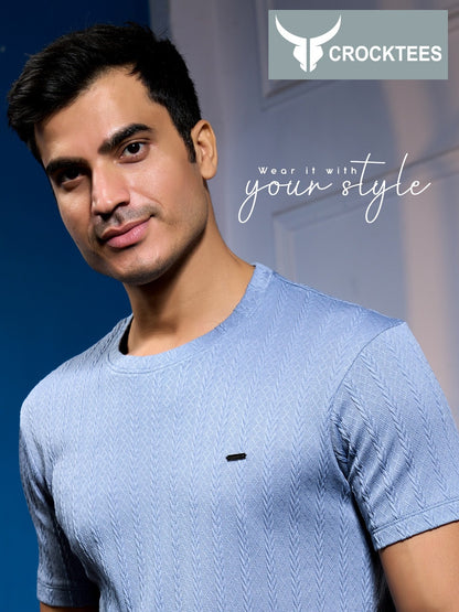 Vol No 116 Crocktees Jacquard Mens Tshirts Wholesaler Gujarat