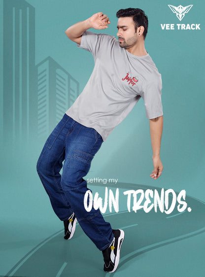 Vol No 2068 Vee Track Tencil Lycra Mens Tshirts Wholesaler India