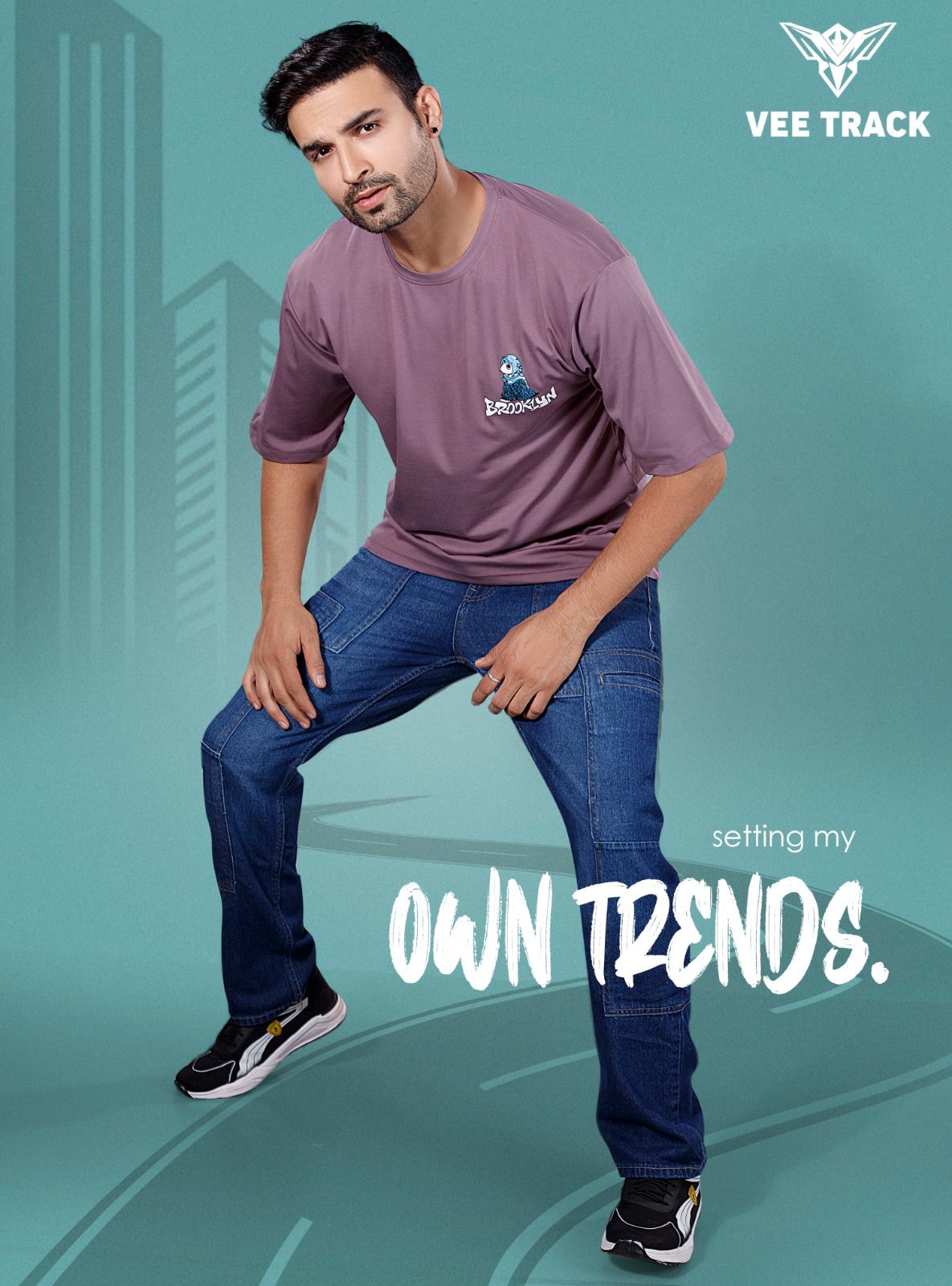 Vol No 2068 Vee Track Tencil Lycra Mens Tshirts Wholesaler India