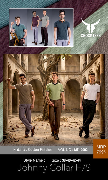 Vol No 2092 Crocktees Cotton Mens Tshirts Supplier India